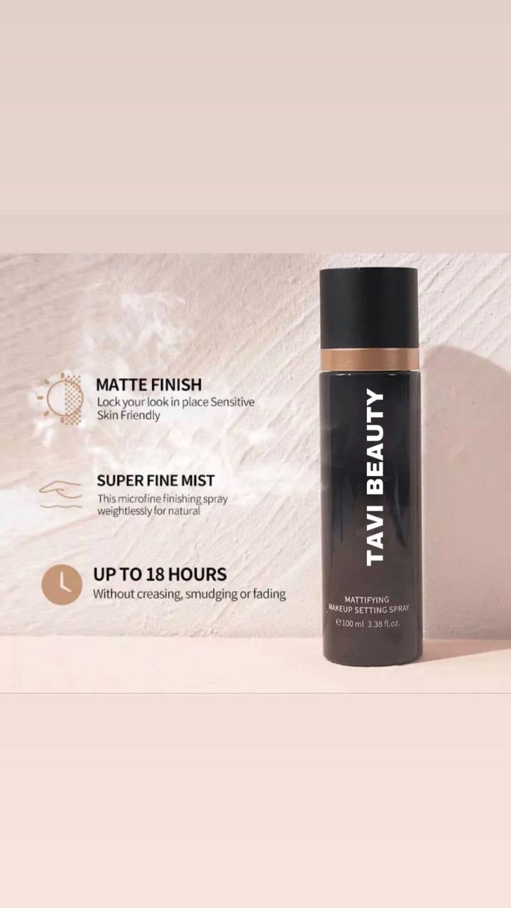 Mattifying Setting Spray – 18-Hour Hold